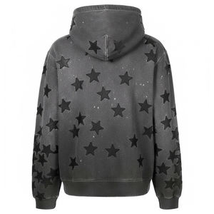 OEM ODM Custom Logo <b>Men's</b> 100% Cotton Plus Size Hoodie Sweatshirt <b>Pullover</b> Screen DTG Print Embroidery Unisex Hoodies - Product Image 2