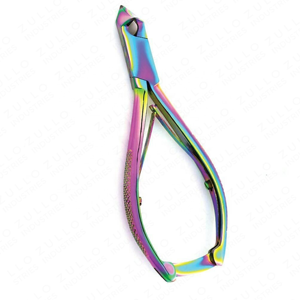 Coupe-ongles professionnel en acier inoxydable bleu de qualité supérieure, forme lune, outil de podologie robuste pour ongles épais, OEM - Product Image 6