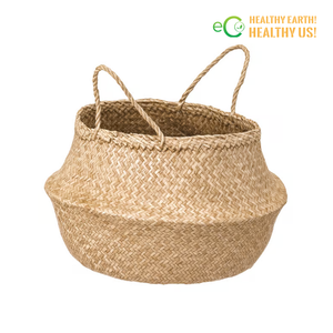 Home Storage Organization Belly <b>BASKET</b> Eco-friendly Seagrass Material <b>Basket</b> Storage Trendy 2026 Plant Pot <b>Basket</b> Garden - Product Image 6