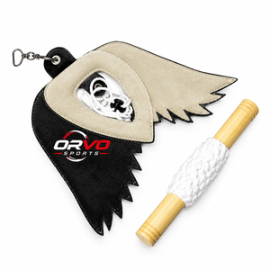 อุปกรณ์ฝึกนกเหยื่อสำหรับนักล่าเหยื่อแบบฟอลคอนรี่ ยี่ห้อ ORVO SPORTS ทำจากหนังกลับและไม้ น้ำหนักเบา เหมาะสำหรับการฝึกซ้อมกลางแจ้ง - Product Image 3