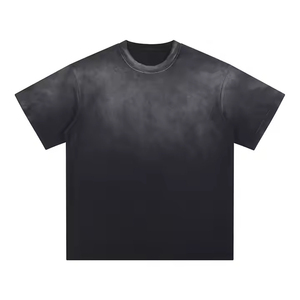 เสื้อยืดคอกลมแขนสั้นผู้ชาย ผ้าฝ้ายหลากสี ทรงปกติ สไตล์ลำลอง สีพื้น ทอแน่น 200 กรัม ดีไซน์เรียบง่าย - Product Image 6