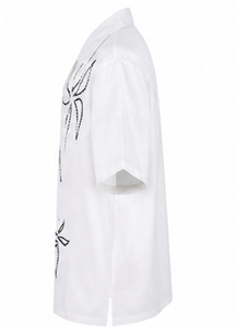 Chemise décontractée à manches courtes pour homme, col rabattu, chemises d'été - Product Image 5