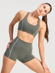 Sujetador Deportivo Transpirable para Mujer, Color Sólido, para Yoga, Fitness, Entrenamiento - Product Image 4
