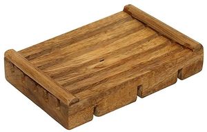 Sous-verres carrés en bois, dessous-de-plat carrés en bois pour la table à manger, articles de décoration pour table de service - Product Image 3