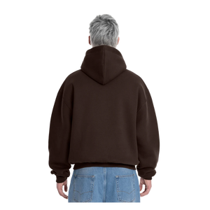 <b>Men's</b> Oversized Hoodie Solid Color Cotton Fleece Casual <b>Pullover</b> Autumn Style Pocket Design - Product Image 2