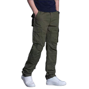 Pantalon cargo en toile pour homme, coupe décontractée, multi-poches, matière en coton doux, imperméable, protection UV pour les activités de plein air - Product Image 6