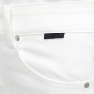Jean en denim coupe droite pour homme, été, tissu respirant et durable, blanc, élégant, décontracté, confortable - Product Image 6