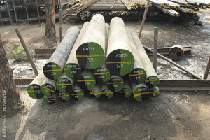 เหล็กกล้าอัลลอยด์แบบแท่งกลม หลายขนาด 4140 4030 1045-เหล็กคาร์บอนสำหรับงานโครงสร้าง เชื่อม ตัด พับงอ - Product Image 4