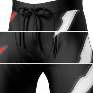 Pantalones Cortos de Compresión para Entrenamiento de MMA y Kickboxing, Personalizados, de Poliéster y Spandex, con Bolsillos Laterales, Alta Calidad, OEM ODM - Product Image 4