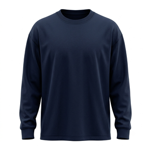 เสื้อเชิ้ตแขนยาวผู้ชายขายส่ง OEM เสื้อยืดแขนยาวจำนวนมาก รับผลิตเสื้อผ้าแบรนด์ส่วนตัว ราคาโรงงาน - Product Image 2