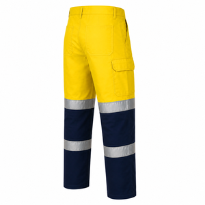 High Quality Men Hi Vis Reflective <b>Cargo</b> <b>Pants</b> Utility Pocket Heavy Duty Workwear Trousers Custom High Visibility <b>Work</b> <b>Pants</b> - Product Image 4