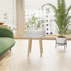 18\" High <b>Storage</b> Drawer Bedside <b>Table</b> Sofa <b>Side</b> Coffee <b>Table</b> Furniture for Living Room - Product Image 2