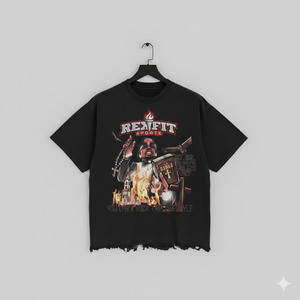 T-shirt court unisexe oversize en tissu épais 220 GSM, streetwear, impression de logo personnalisée, marque privée, faible MOQ - Product Image 6
