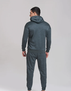 Ensemble de survêtement 2 pièces pour homme, sweat-shirt et jogging, ensemble gris confortable pour toutes les saisons, style confortable pour une vie active - Product Image 3