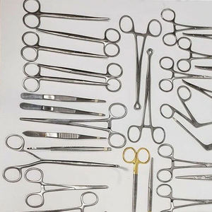 Juego de Instrumentos Quirúrgicos Manuales de Acero Inoxidable Médico para Cirugía Mayor, 101 Piezas, Pinzas y Tijeras, Certificación CE ISO Grado A+ de Grip Surgical - Product Image 2