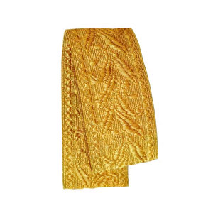 Cordón de alambre ceremonial trenzado de alta calidad para la venta, cinta de alambre dorado para uniformes OEM, trenza de encaje a la venta - Product Image 4