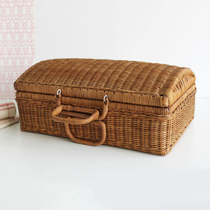 Maletas de ratán de primera calidad, conjuntos de equipaje decorativos, maletas al mejor precio, maleta de almacenamiento. - Product Image 4