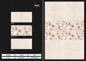 Elegantes azulejos de porcelana mate de 30x60 cm, desarrollados para interiores modernos, que garantizan fácil mantenimiento, durabilidad y antideslizantes. - Product Image 3