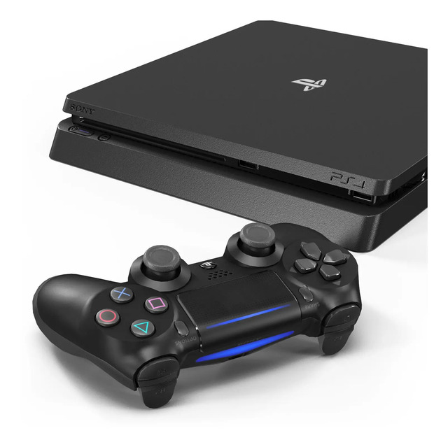 95% New P S 4 Slim Home TV Game Console PS-4 PS4s PS4S PS 4 2000 Series Retro Gaming System with Controllers