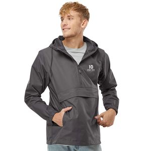<b>Men's</b> Outdoor Water Resistant Windbreaker Anorak <b>Jacket</b> Lightweight Pullover Hooded Shell Coat <b>for</b> Sports Adventure and Everyday - Product Image 2