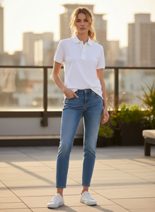 Chemise décontractée pour homme en coton tricoté 100 % avec logo personnalisé imprimé, broderie, poche, anti-plis, manches courtes, haute qualité - Product Image 4