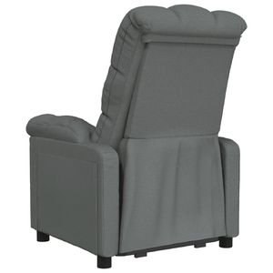 เก้าอี้ปรับเอนผ้าสีเทาเข้ม โครงสร้างเหล็กไม้อัดโพลีเอสเตอร์ 100% - Product Image 5