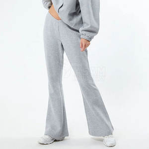 กางเกงสเวตเตอร์ผู้หญิงกางเกงเลานจ์ผ้านุ่มใส่สบายเหมาะสำหรับลุคสตรีทแวร์ - Product Image 3