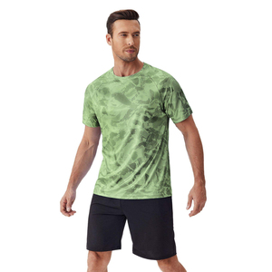 Chemises de bain à manches courtes, séchage rapide, coupe ample, chemises de bain pour hommes, chemises de sport, chemises de compression pour l'entraînement - Product Image 3