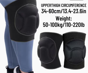Rodillera Ligera de Nailon, Elástica, Grosor Convencional, Unisex, para Entrenamiento de Voleibol, Soporta hasta 100 kg/220 lb - Product Image 2