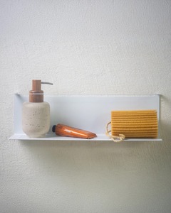 Estante de Baño de Acero Inoxidable, Montado en la Pared, de 2 Niveles, Rectangular, Metal Pulido, Diseño Minimalista, Impermeable - Product Image 5