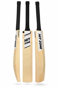 Bate de críquet profesional HIT ZONE de madera de sauce inglés, serie Power Drive, diseñado para golpes de alto impacto y rendimiento en partidos. - Product Image 3