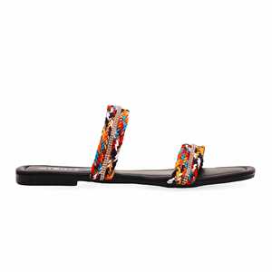 Multy Casual Fashion Fur for <b>Slippers</b> CL1570 <b>Slip</b>-<b>On</b> Comfort Design - Product Image 3