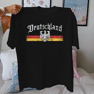 Eagle Deutschland เสื้อยืดผ้าฝ้ายแท้ผู้หญิงใส่สบาย - Product Image 1
