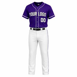 Maillot de baseball personnalisé pour homme, manches courtes, boutons sur le devant, logo blanc, impression 00, évacuation de l'humidité, coupe classique, vêtements pour toutes les saisons - Product Image 1
