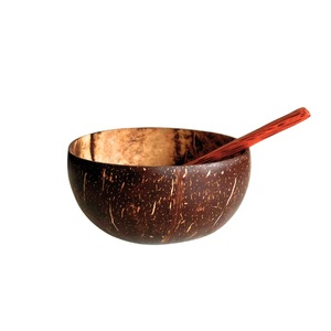 Tazones de Madera de Coco Natural |   Tazones para Servir Biodegradables Hechos a Mano para Cafeterías - Product Image 2