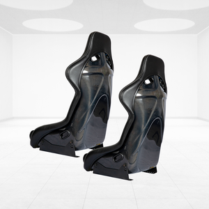 Silla de juego de alta gama Apex de fibra de carbono y cuero PU, reclinable, tipo asiento de carreras, con reposapiés, reposacabezas y cojín para jugadores de PC - Product Image 1