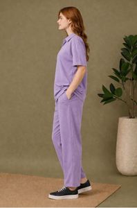 Ensemble deux pièces imprimé tendance pour femme – Collection décontractée d'été – Tenue féminine à prix de gros par le fournisseur - Product Image 4