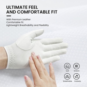 Comfort Ad Producto elegante Diseño único personalizado y fácil cuidado Tela ligera piel de oveja Guantes de golf duraderos para hombres adultos - Product Image 3