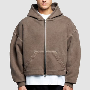 Sudadera con Capucha de Textura Lavada y Cómoda para Hombre, Tacto Suave, Corte Relajado, Ropa Casual para el Día a Día - Product Image 6