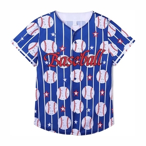 Stylish Sublimated <b>Baseball</b> Jersey with Personalized Name Number Printing for Sports Team Uniforms - Product Image 5