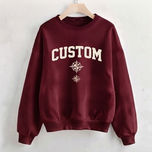 Sweat-shirt unisexe à col rond, coupe droite, épaules tombantes, 100 % coton, avec logo brodé personnalisé, vente en gros, collection printemps 100 - Product Image 5