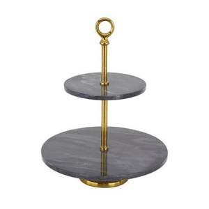 Classic Two Tier Wooden Cake Stand For Wedding <b>Dessert</b> Table Cupcake Display And Party Decoration - Product Image 2