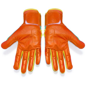 Guantes de Béisbol de Cuero Vacuno Original de la Mejor Calidad, Grosor de 0.7-0.8mm, Cierre de Velcro Ambidiestro, Uso Profesional - Product Image 4