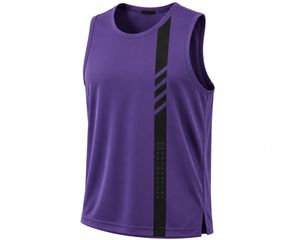 Débardeur Sportif Homme HMA Sports Apparel Noir Uni Col Rond Séchage Rapide 100% Polyester Tissu Tricoté 160g - Product Image 2
