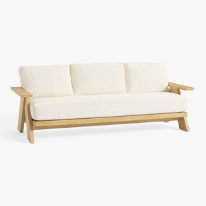 Juego de Sofás de Jardín de Lujo, Sofás Modernos para Exteriores de Hotel, Sofá de Madera de Teca, Muebles Modernos de Patio de Teca - Nara - Product Image 3