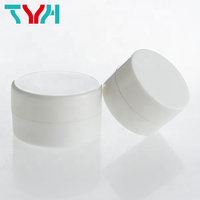 (SAMPLE) Pot de crème en plastique blanc 5ml 10ml, écologique et recyclable, pour nettoyant visage, crème contour des yeux, sérum et lotion miniatures