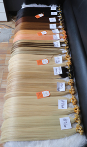 100% queratina sedosa suave doble dibujado 30 pulgadas vietnamita fondo grueso completo cutícula sin procesar Remy alineado queratina plana - Product Image 3