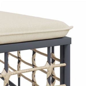 Ensemble de salon de jardin modulaire moyen en polyrotin anthracite – Collection de mobilier d'extérieur haut de gamme - Product Image 6
