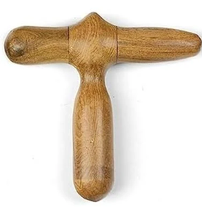 Barra de madera larga y curva con varias cuentas móviles para un masaje espalda relajante, disponible a precios de mayorista. - Product Image 5