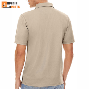 Camiseta de Golf de Manga Corta para Hombre, Diseño Personalizado, Alta Calidad, Tejida, 100% Algodón, Transpirable, de Secado Rápido, Antiarrugas, Informal - Product Image 5